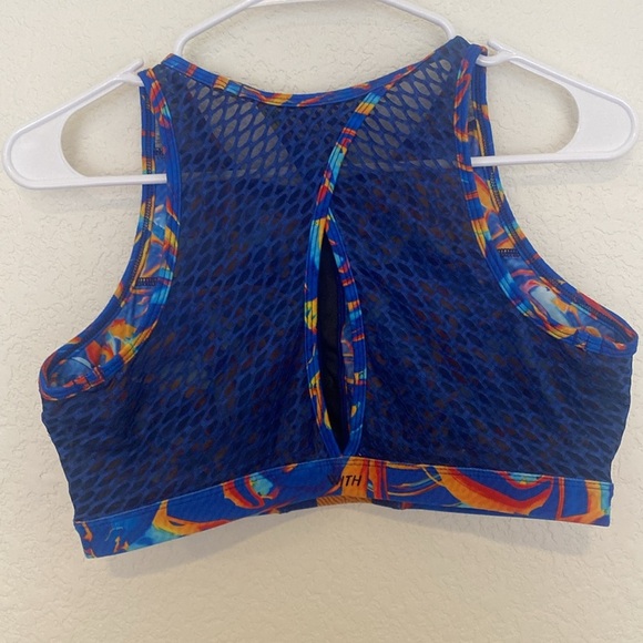 WITH For Peloton x Temi Coker High Neck Bra BHM BLM Limited Edition Large - Picture 4 of 5